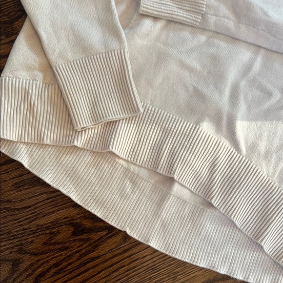 OAK + FORT Cream Cowl Neck Sweater - Picture 3 of 3